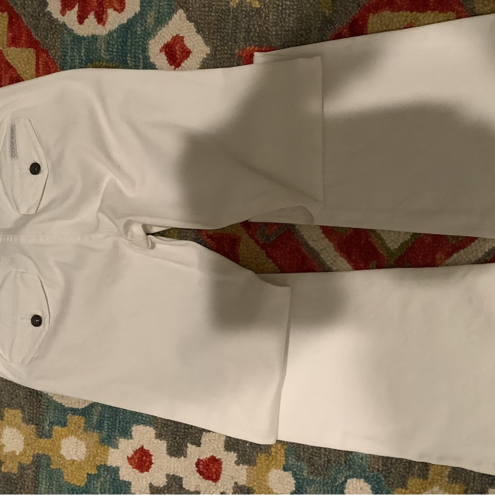 Calvin Klein stretch wide leg jeans